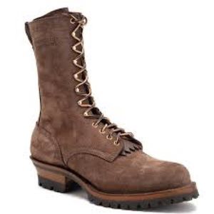 Drew’s Brown Roughout Wildland Work Boots